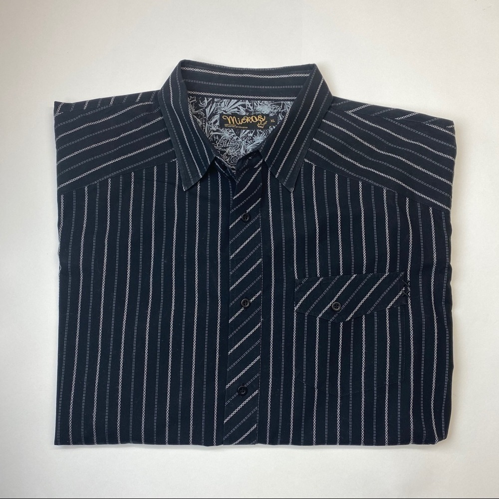 MICROS XL Casual Button Down Vintage